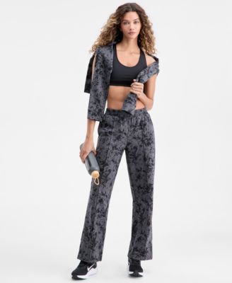ID Ideology - Women's Urban Text Fleece Pintuck Pants