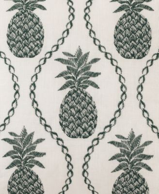 Tommy Bahama Golden Pineapple Poly Slub Decorative Pillow, 20" X 20"