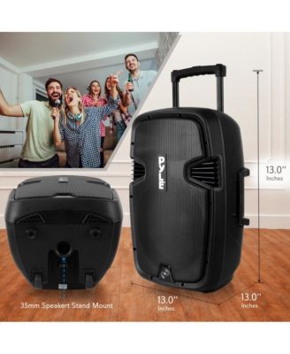 12'' Wireless Bluetooth PA Speaker System (PPHP1299WU.5) - High-Powered Dual Loudspeakers