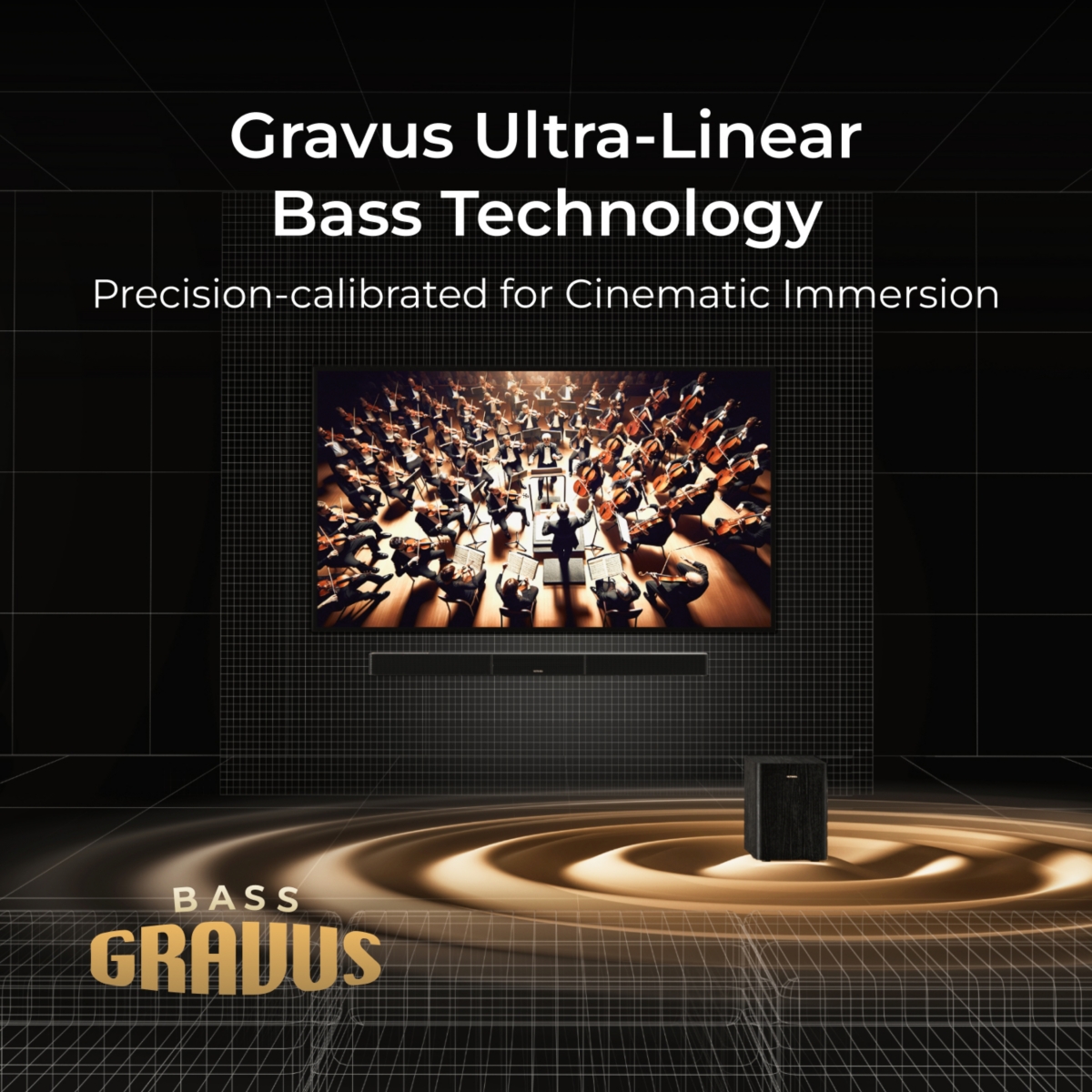 Ultimea Skywave X40 5.1.2ch Sound Bar for Smart Tv w/Dolby Atmos, Wireless Surround Sound System for Tv, 530W Soundbar with Wireless Subwoofer