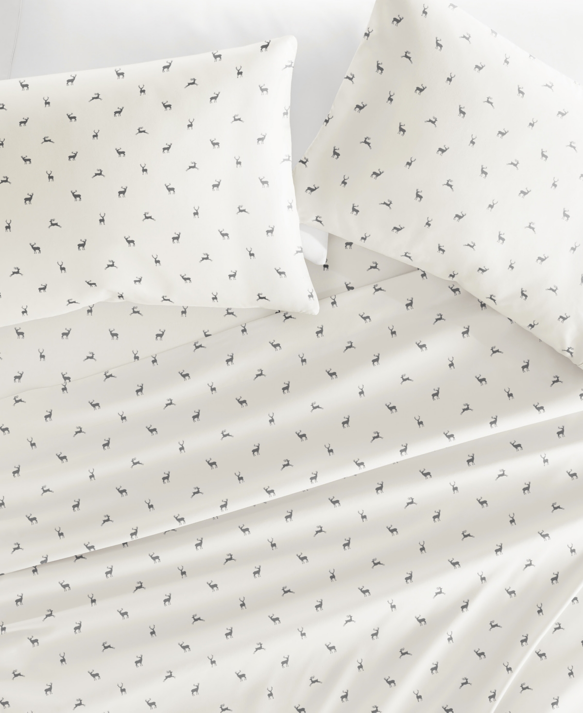 Ienjoy Home Holiday Pattern 4-pc. Sheet Set, Full In White