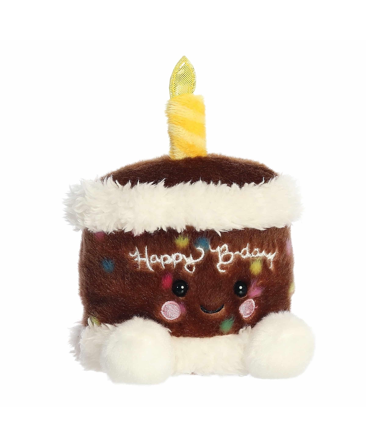 Aurora Mini Choco B'day Cake Palm Pals Adorable Plush Toy Brown 5"