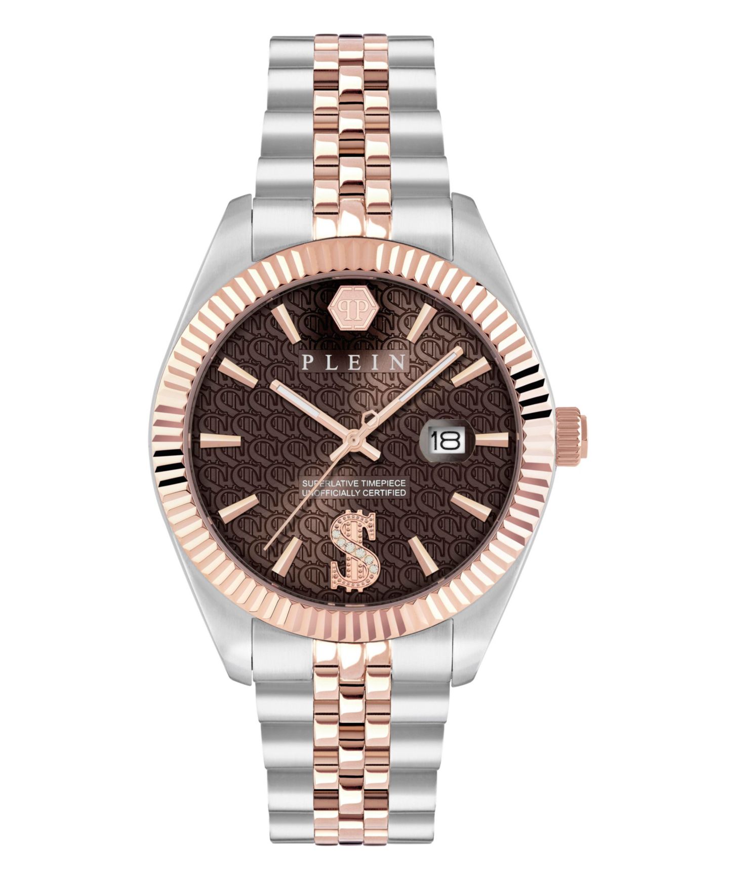 Мужские часы Philipp Plein Two Tone Stainless Steel, 41mm — фото 1