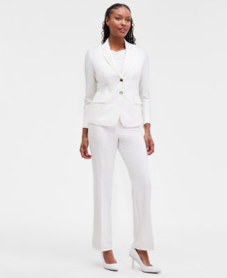 Kasper Petite Julia Stretch Crepe Two-Button Blazer Macy's - Main Image