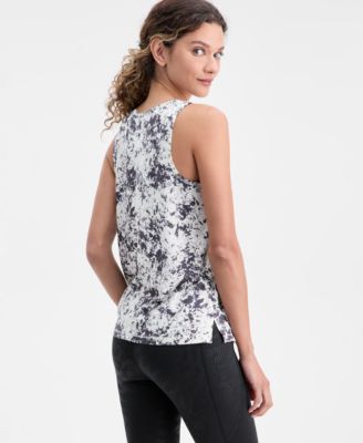 Women's Round-Neck Printed Tank, Macy's Exclusive