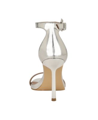 Women's Insraa Rhinestone Buckle Stiletto Dress Sandals