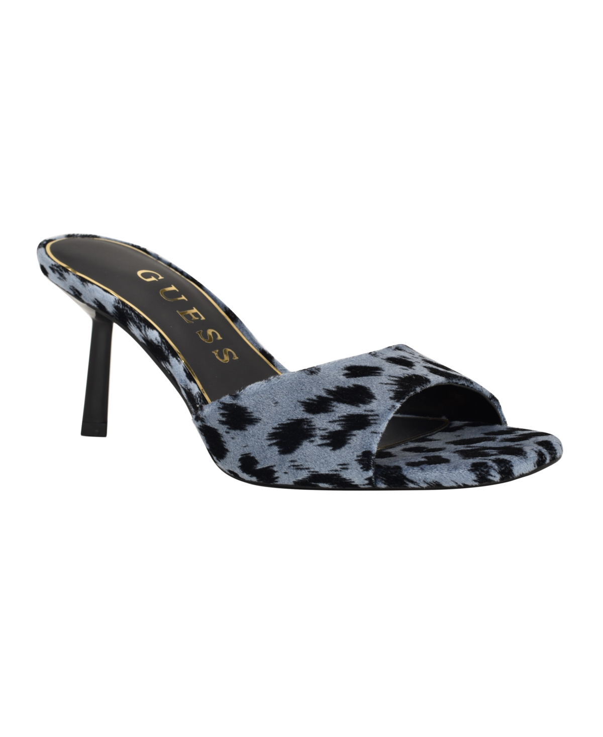 Guess Women's Carisse Pointed Open Toe Heeled Sandals In Blue