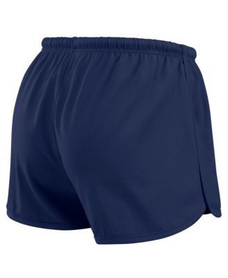 Women's 2-Piece Navy Milwaukee Brewers Heavy Rugby Jersey Long Sleeve T-Shirt and Shorts Lounge Set