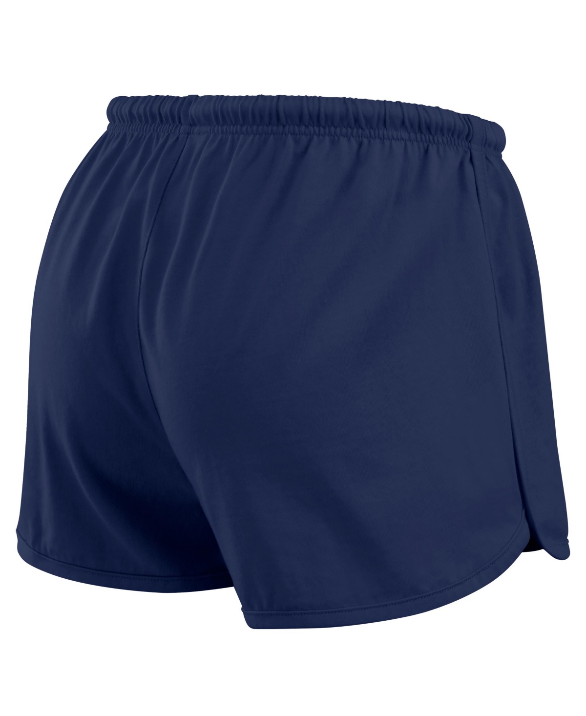 Wear By Erin Andrews Women's 2-piece Navy Milwaukee Brewers Heavy Rugby Jersey Long Sleeve T-shirt And Shorts Lounge Set In Blue