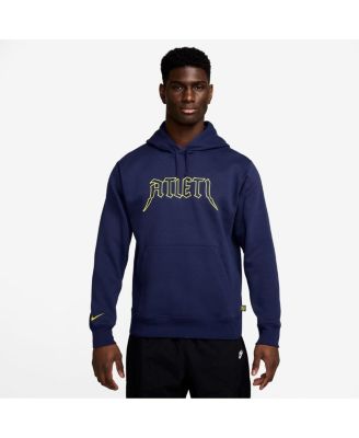Men's Navy Atletico de Madrid Club Pullover Hoodie