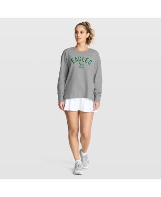 Women's Heather Gray Philadelphia Eagles Hometown Legacy Long Sleeve T-Shirt
