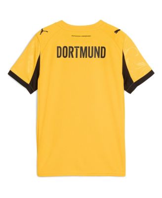 Big Boys and Girls Yellow Borussia Dortmund 2025/26 Cup Replica Jersey