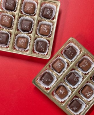 Sea Salted Caramel Gift Box Dark Chocolate, 18 Pieces
