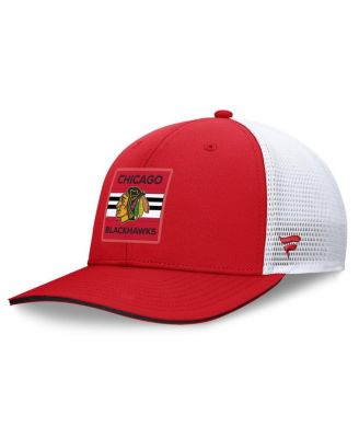 Men's Red/White Chicago Blackhawks Centennial Adjustable Hat