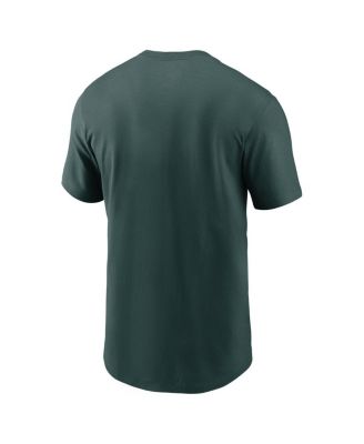 Men's Green Michigan State Spartans Basketball Sparty Sport T-Shirt
