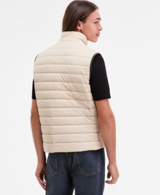 Men's Barvino2435 Slim-Fit Quilted Full-Zip Liner Vest