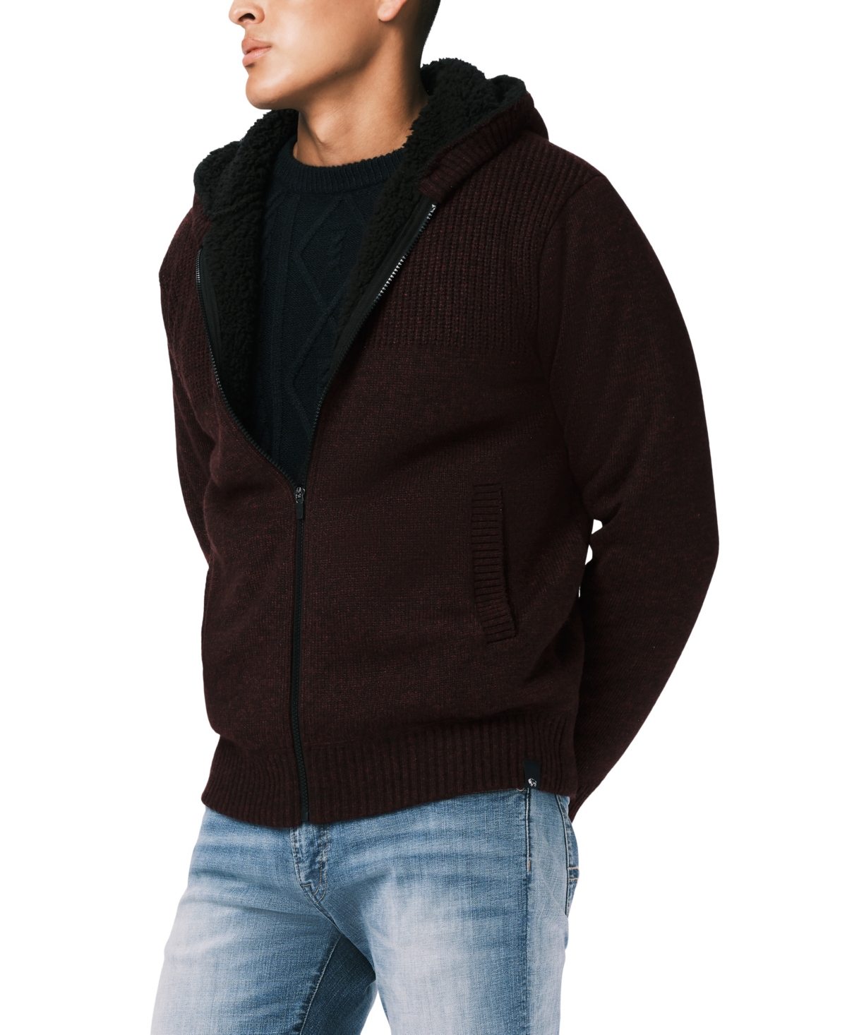 Buffalo David Bitton Men's Walmick Full-zip Hooded Jacket In Black