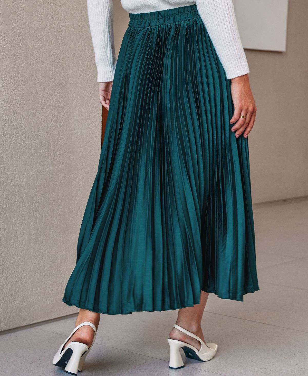 Cupshe Women's Swing By Green Midi Beach Dress