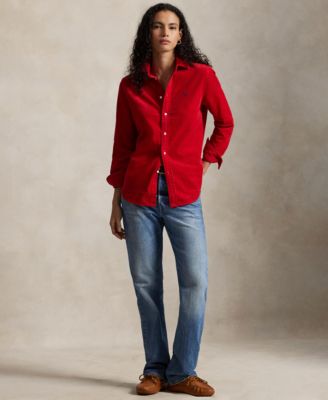 Women's Classic-Fit Cotton Corduroy Shirt