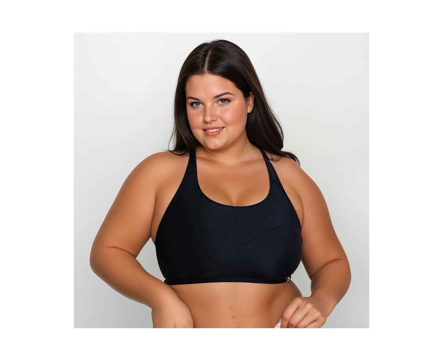 Plus Size Racerback Swim Bra