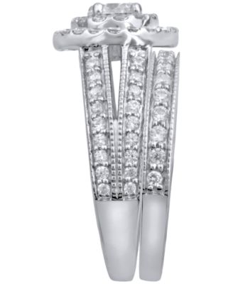 Diamond Bridal Set (1-1/2 ct. t.w.) in 14k White Gold