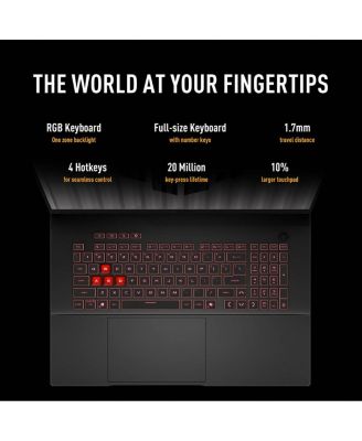 TUF Gaming A18 FA808UH 18" WUXGA 144Hz Gaming Laptop, AMD Ryzen 7 260 3.8GHz, 16GB RAM, 1TB SSD, NVIDIA GeForce RTX 5050 8GB, Windows 11 Home