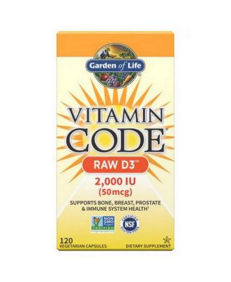 Vitamin Code RAW D3 ,5000 iu ,120 Veg Caps
