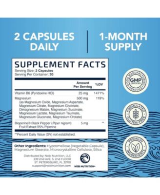 Magnesium Complex Capsules, 60ct