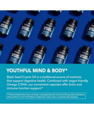 Black Seed Oil + DHA Liquid Capsules, 60ct