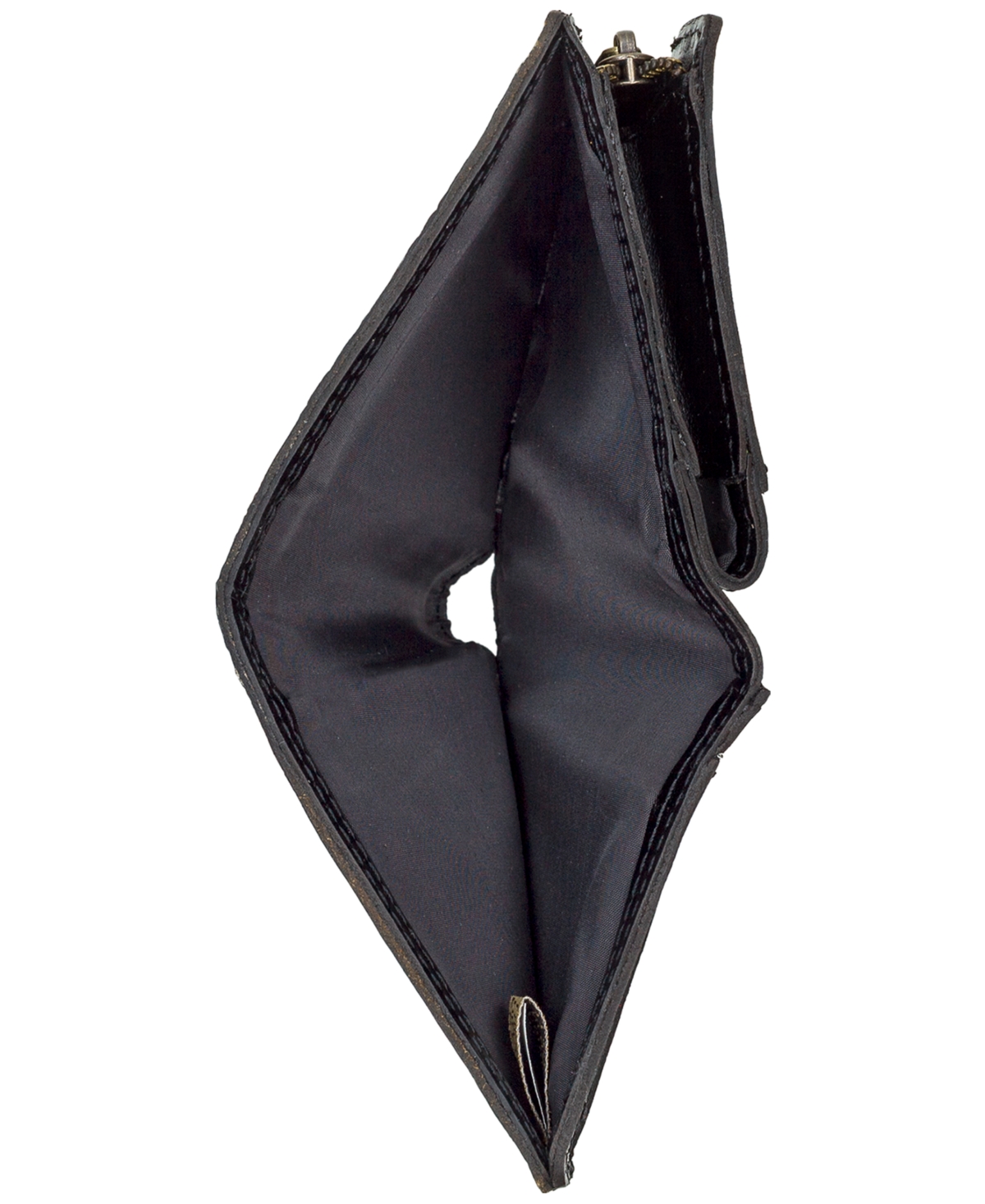 Patricia Nash Linette Bark Leaves Snap Wallet In Black
