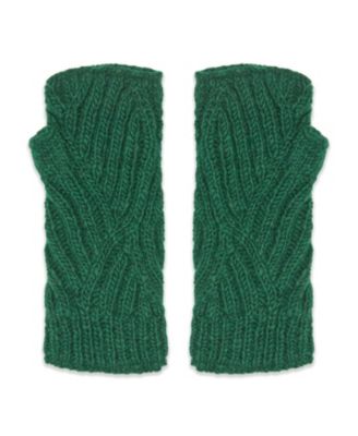 Women s Artisan Hand-Knit Vienna Winter Wool Half Mitten