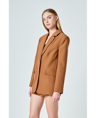 Women's Everyday Oversize 2 button Blazer