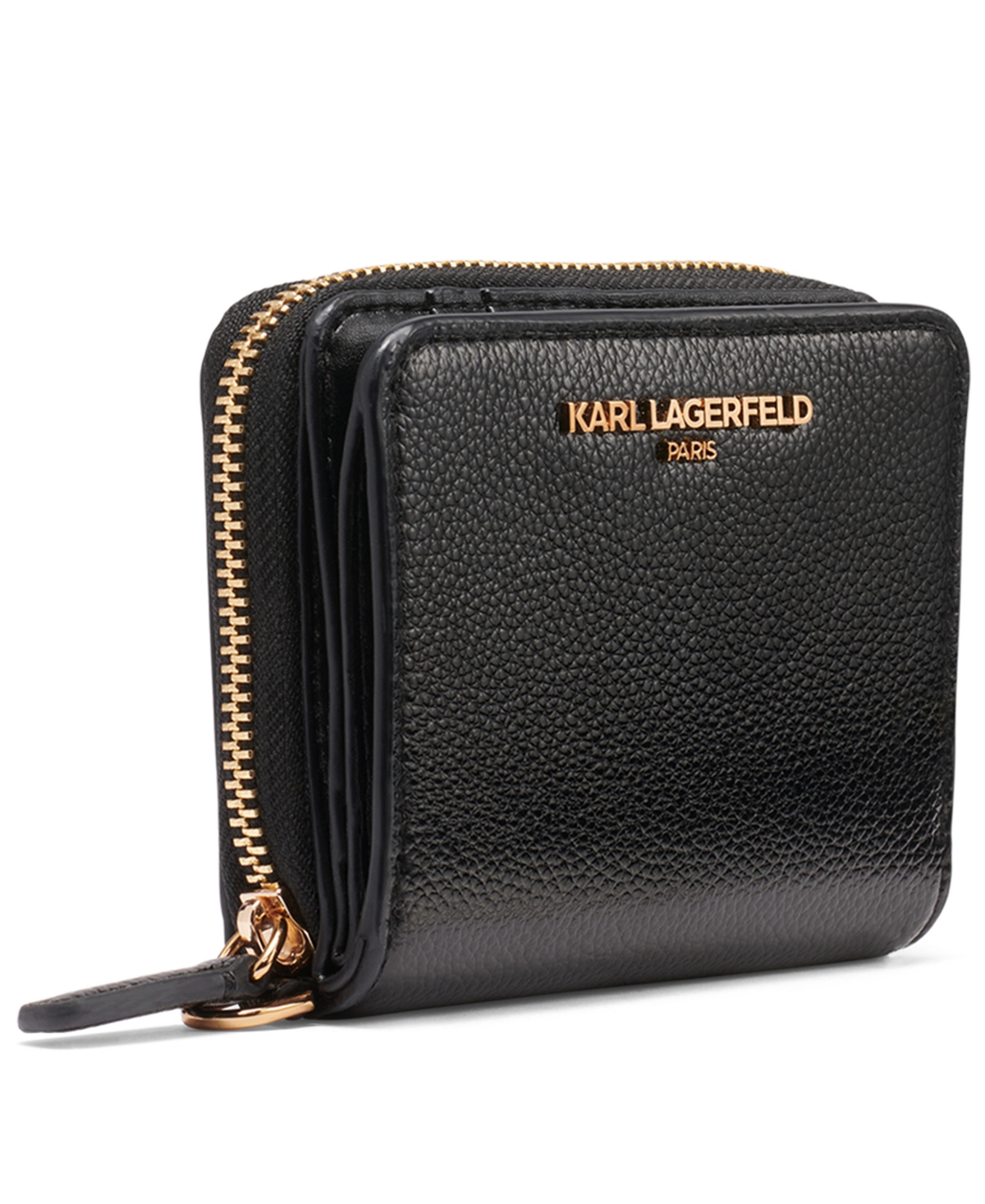 Karl Lagerfeld Boxed Zip Around Wallet In Brown