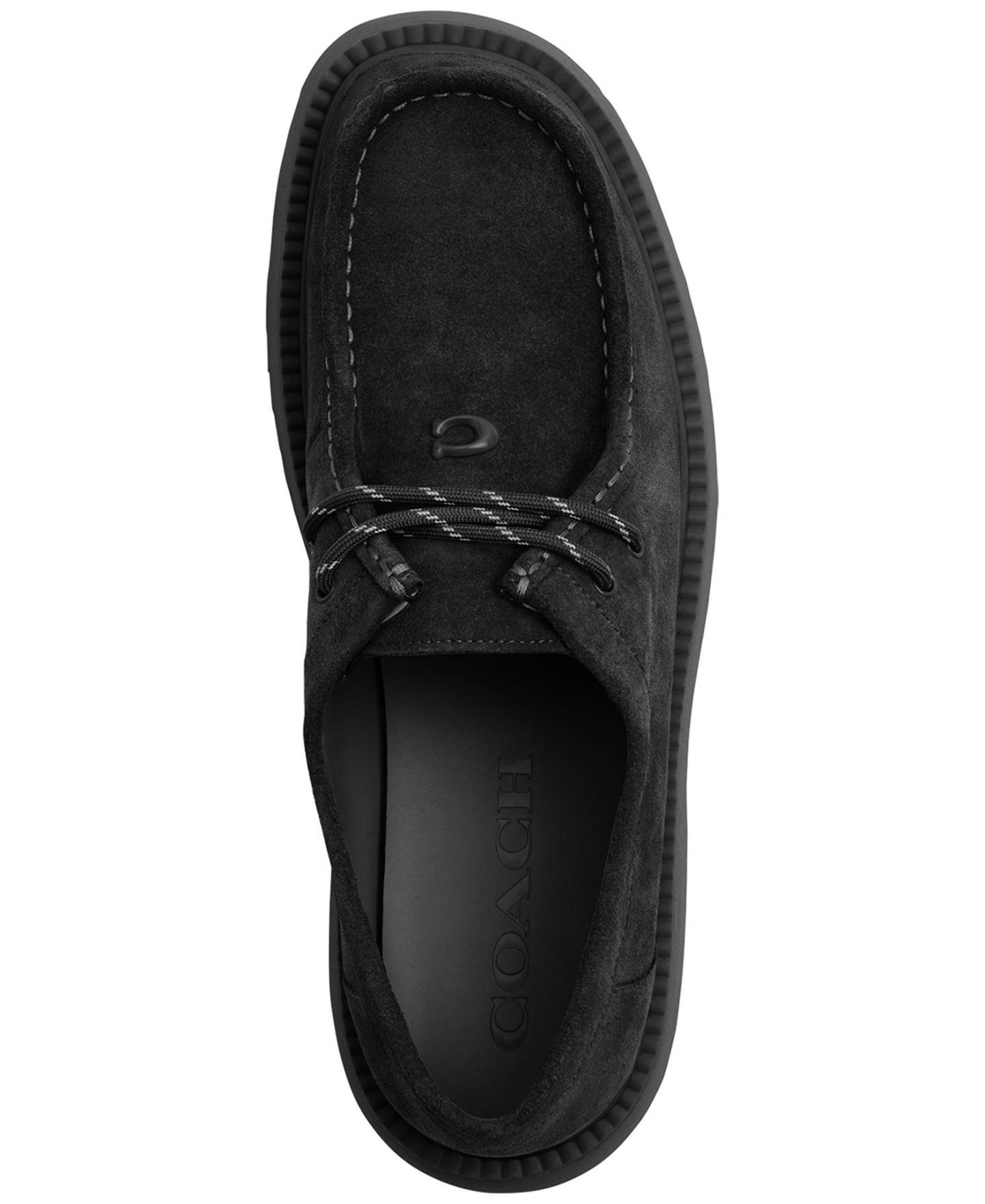 Мужские ботинки COACH Sculpted Chukka Round Toe, цвет: Чёрный — фото 4