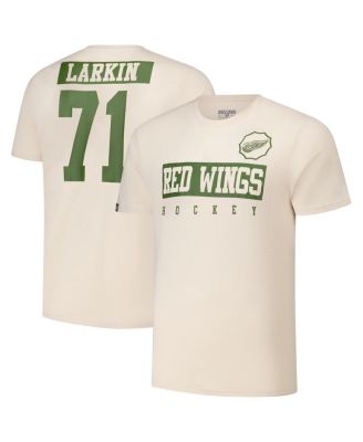 LevelWear - Men's Dylan Larkin Khaki Detroit Red Wings 2024 NHL Military Appreciation Richmond Delta Player Name Number T-Shirt