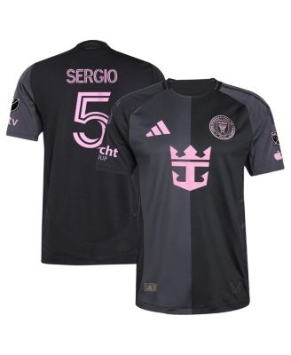 adidas - Men's Sergio Busquets Black Inter Miami CF 2025 The Fortitude Kit Authentic Player Jersey