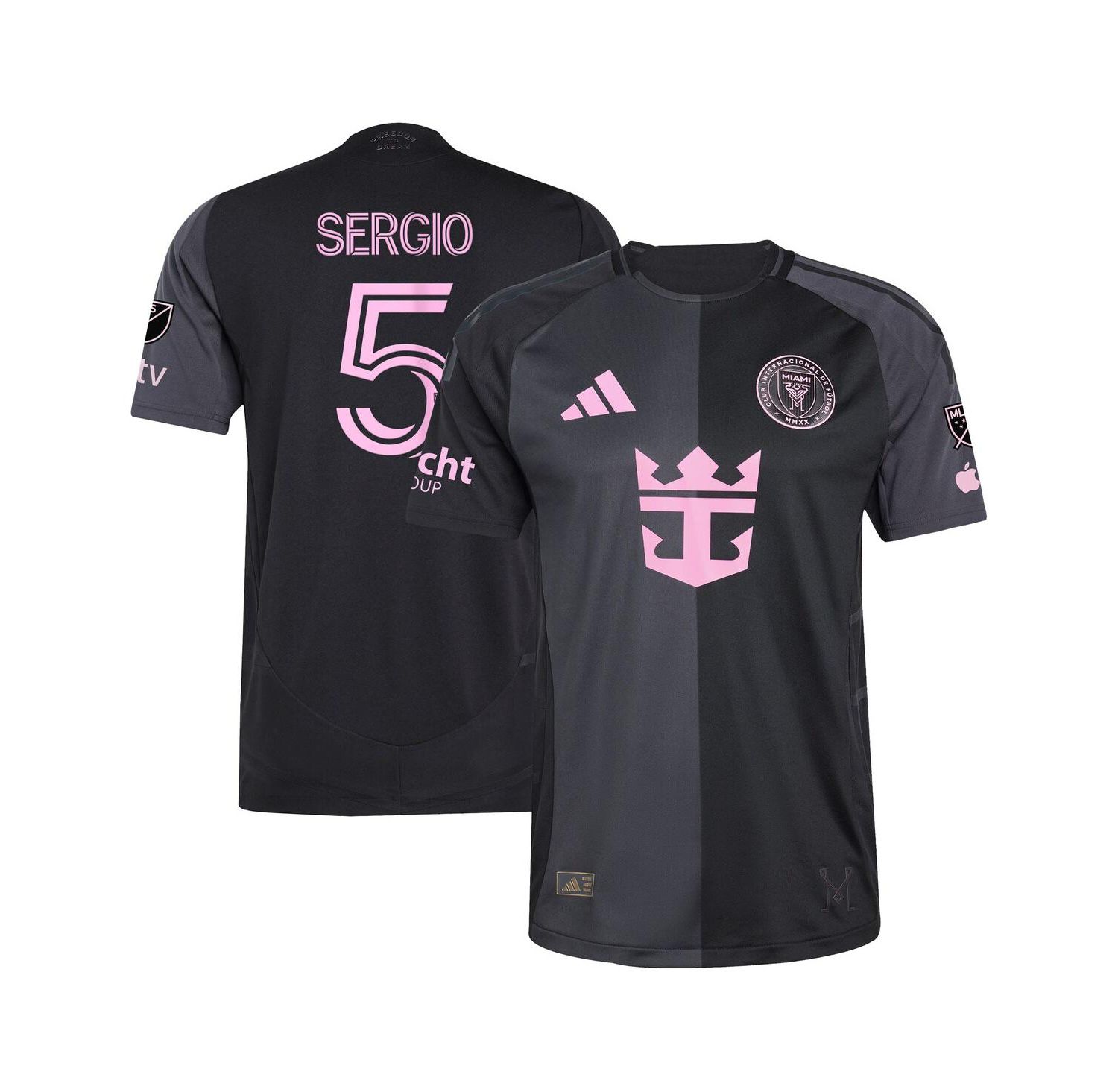 Men's Sergio Busquets Black Inter Miami CF 2025 The Fortitude Kit Authentic Player Jersey
