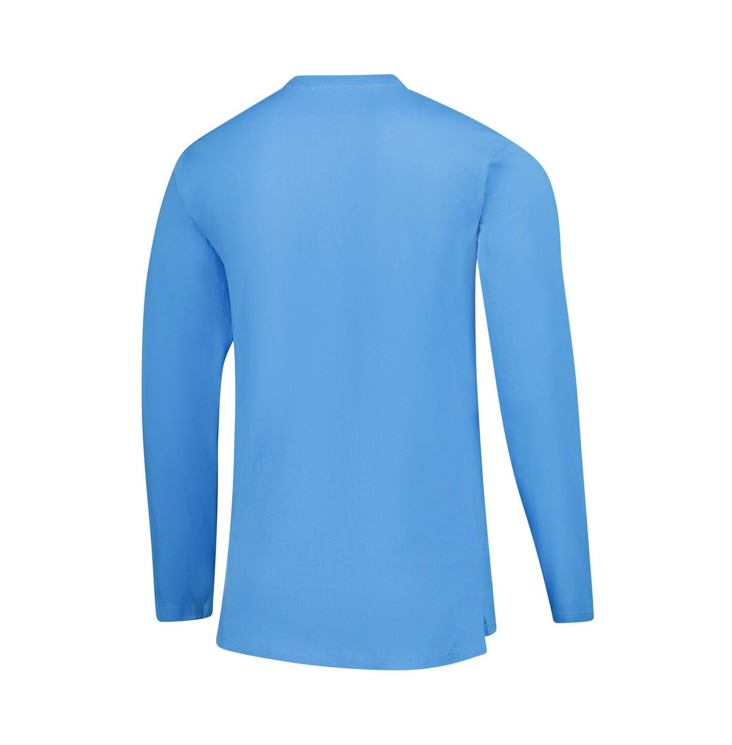 Мужская футболка Image One Light Blue West Virginia Mountaineers Throwback Helmet Long Sleeve — фото 3