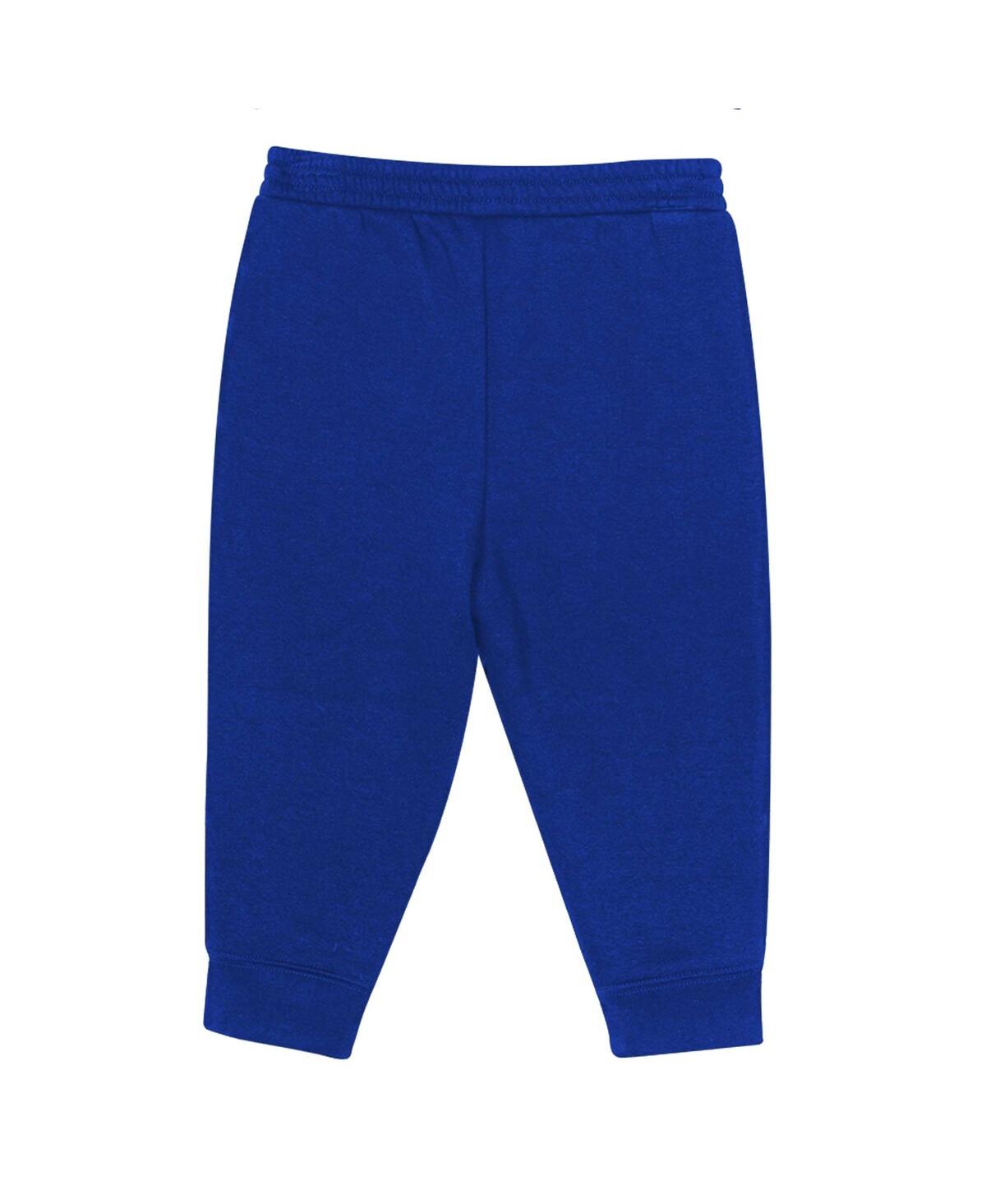 Outerstuff Toddler Royal/gold 2-piece Buffalo Sabres Puck Hero Fleece Hoodie And Sweatpants Set In Multi