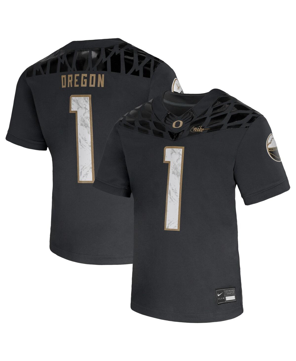 Nike Preschool 1 Anthracite Oregon Ducks Shoe Duck Vapor Fusion Jersey