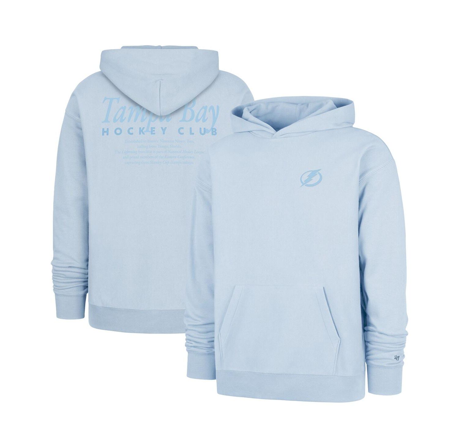 Men's Light Blue Tampa Bay Lightning Foundation Pullover Hoodie