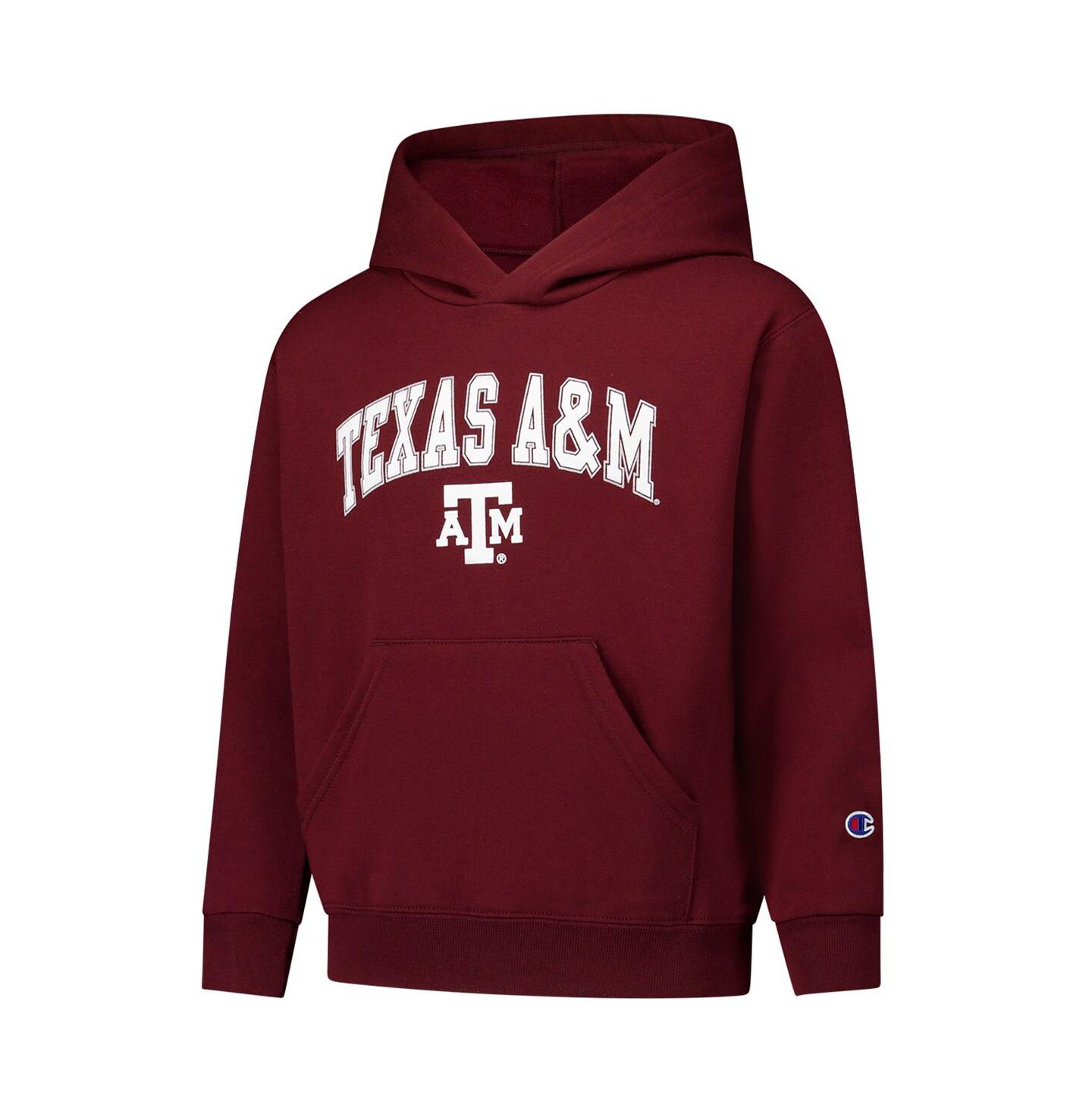 Детское худи Champion Maroon Texas A&M Aggies Campus Pullover — фото 2