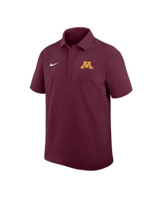 Men's Maroon Minnesota Golden Gophers Woven Polo Shirt