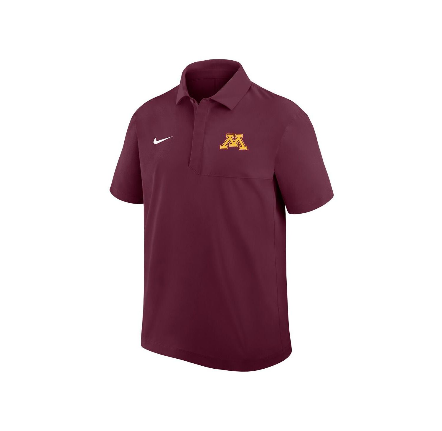 Men's Maroon Minnesota Golden Gophers Woven Polo Shirt