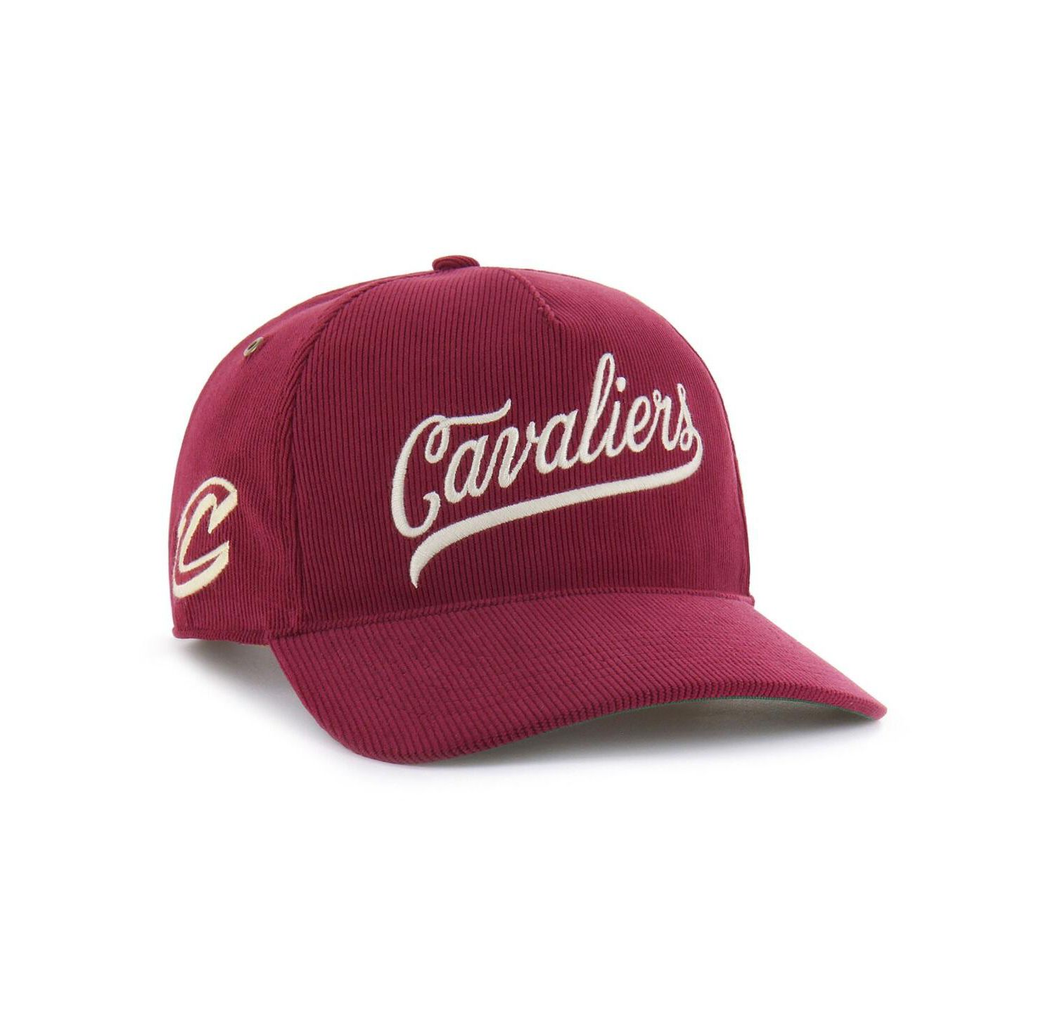 Men's Wine Cleveland Cavaliers Golden Age Relaxed Corduroy Hitch Adjustable Hat