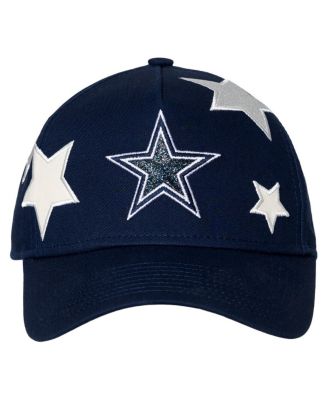 Women's Navy Dallas Cowboys Stardom A-Frame 9FORTY Adjustable Hat