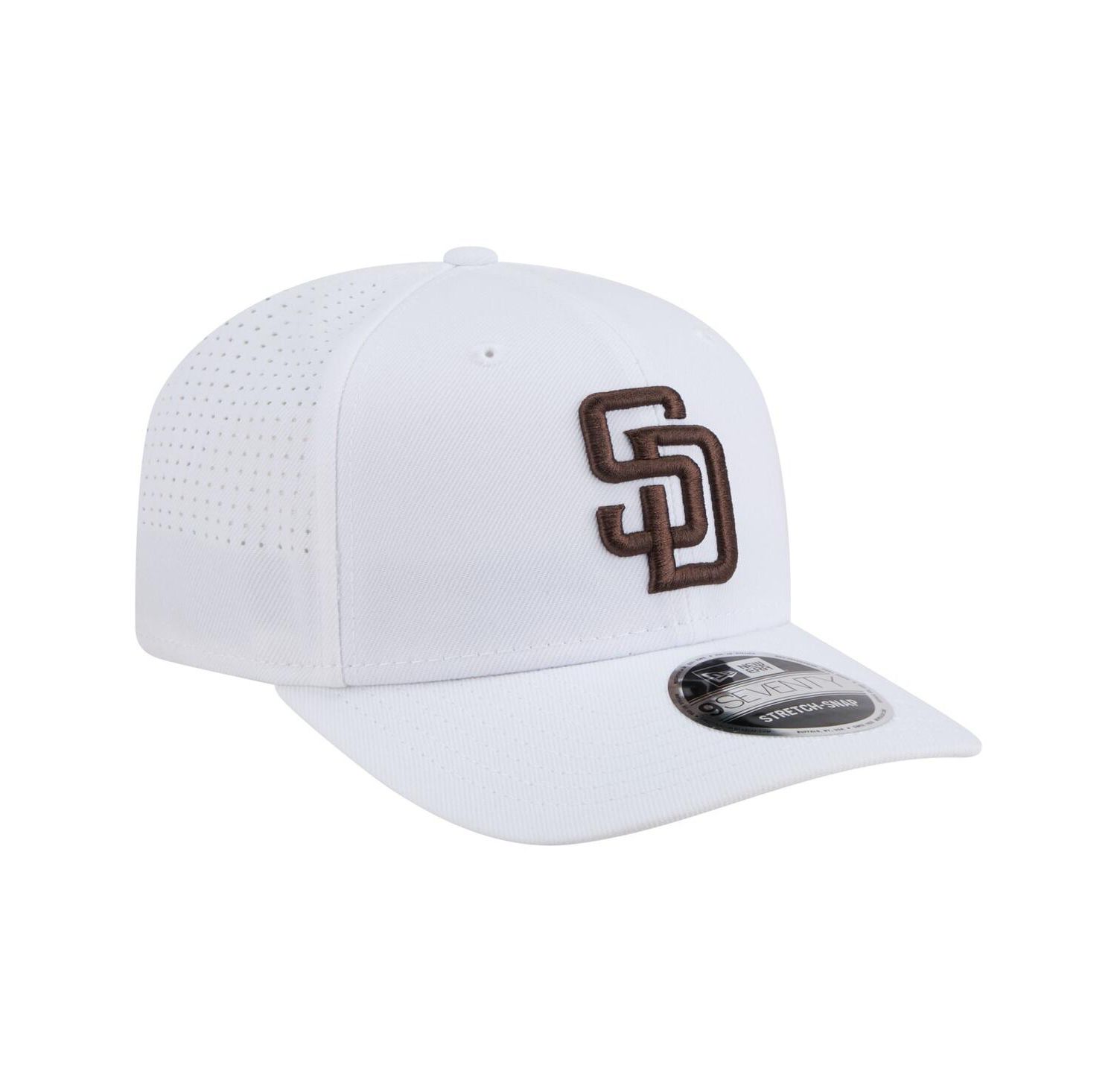Men's White San Diego Padres COOLERA 9SEVENTY Adjustable Hat