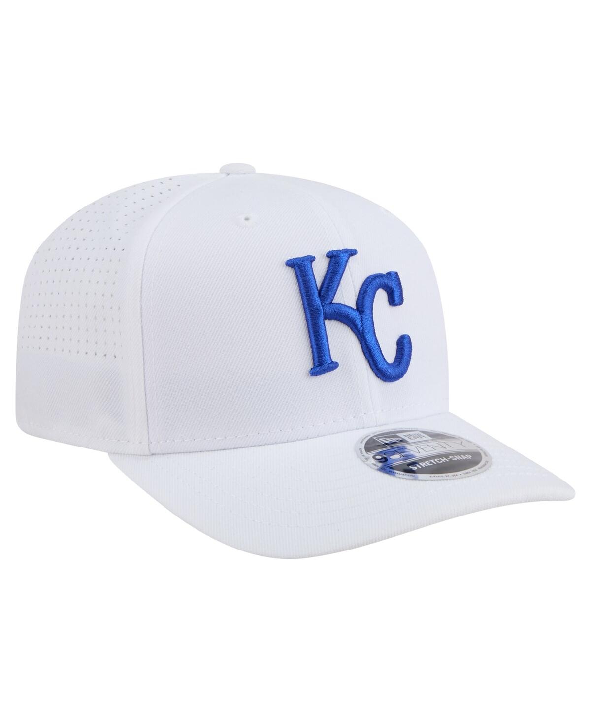 New Era Men's White Kansas City Royals Coolera 9SEVENTY Adjustable Hat