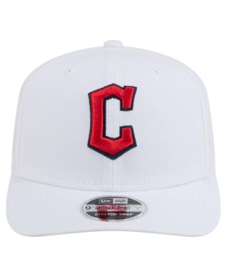 Men's White Cleveland Guardians COOLERA 9SEVENTY Adjustable Hat