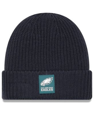 New Era - Men's Charcoal Philadelphia Eagles 2025 Sideline Cold Weather Cuffed Knit Hat